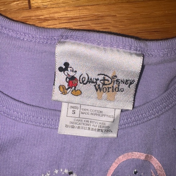 Disney Lavender Tinkerbell top - Picture 2 of 5